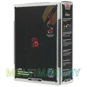 Игровая мышь A4Tech Bloody J95 (зеленый) картинка 8